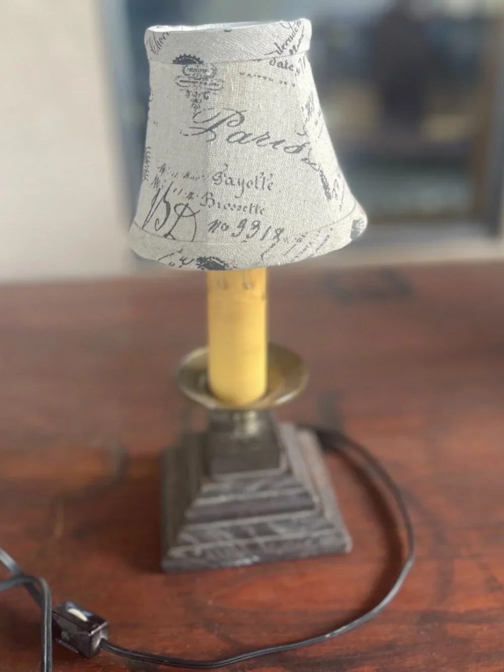 Source Unknown this lamp